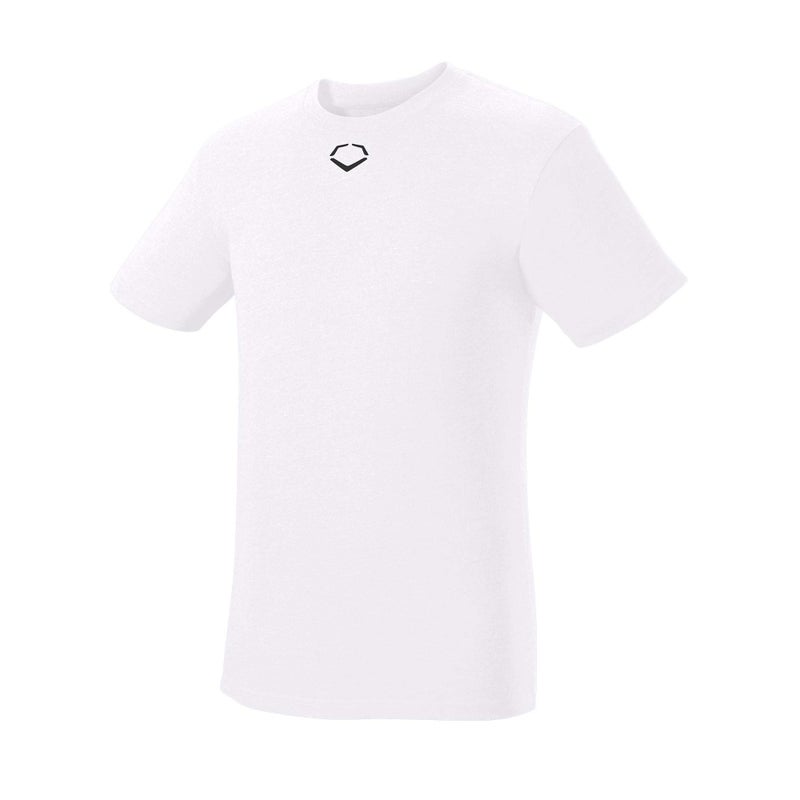 EvoShield Men's Short Sleeve Tee - Adult | Baseball/Softball | Team White | L - Large - Image 2